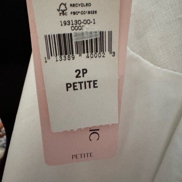 NWT: Banana Republic White Linen Zipper Sleeves Blazer •2P - Picture 11 of 15